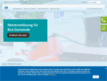 Tablet Screenshot of lew-netzservice.de